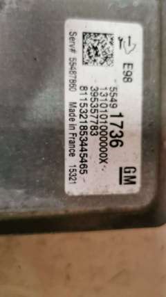 55491736,55487860,13510527,13504286 Блок управления двигателем к Opel Zafira C Арт 52786292 - Фото 5